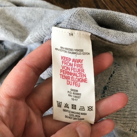 Mini Boden Girls 9-10Y Gray w/Multi-Color Hearts Long-Sleeve Knit Sweater Dress - Picture 8 of 10